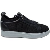 Resim LUCIANO BELLINI LUCIANO BELLİNİ SİYAH TRİKO ERKEK SNEAKER AYAKKABI 