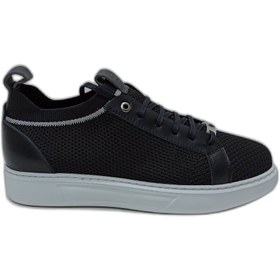 Resim LUCIANO BELLINI LUCIANO BELLİNİ SİYAH TRİKO ERKEK SNEAKER AYAKKABI 