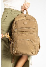 Resim Ultra Hafif Çok Cepli Su Geçirmez Sırt Çantası Unisex Taba Model: 571-1e - Taba 