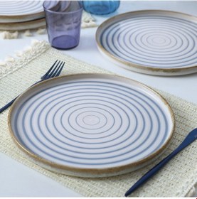 Resim Keramika Ocean Breeze Skackable Servis Tabağı 27 Cm 6 Adet 21733 