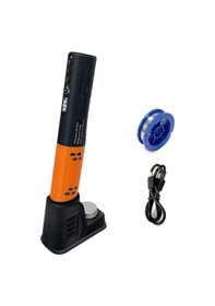 Resim Yaozixa Ev İçi Taşınabilir Led Sayısal Göstergeli Usb Soldering Iron Seti - 1500mah Pilli, Hızlı Isınma, Type-c, Led Aydınlatma, Turuncu 