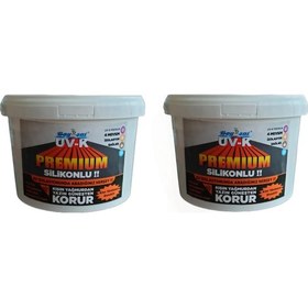 Resim Uv-K Premium Silikonlu Su İzolasyon Boyası 7.5 Kg 2 Adet 