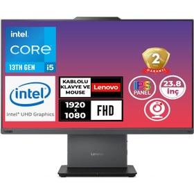 Resim Lenovo ThinkCentre Neo 50A G5 i5-13420H 96GB 4TB SSD 23.8'' FHD Freedos All In One PC 12SC002WTR 012 