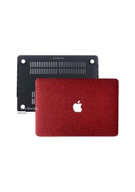Resim Apple Uyumlu MacBook Kılıf Kapak Simli Kılıf Mac Pro 13inç M1-m2, G1505 Type-c'li Model 2016/2022 Yılı İle Bordo 