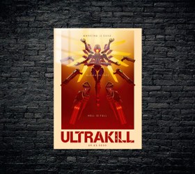 Resim Ultrakill Gabriel Metal Poster 1355 - 30x40cm (Büyük) - En Çok Tercih Edilen 