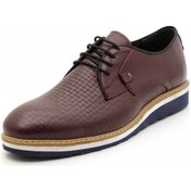 Resim 45-46-47-48-49-50 Numara Y4296-4 Eva Bordo Büyük Numara Yeni Nesil Rahat Şık Eva Taban Bordo 