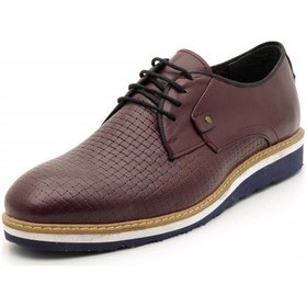 Resim 45-46-47-48-49-50 Numara Y4296-4 Eva Bordo Büyük Numara Yeni Nesil Rahat Şık Eva Taban Bordo 