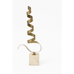 Resim Serpentis Soyut Dekoratif Obje Traverten Mermer 