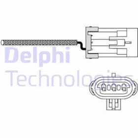 Resim DELPHI ES10988-12B1 Lambda - Oksijen Sensoru ( Opel : Astra F 1.6 16V 94-98/ Corsa B 94-00 ) 855332 ES1098812B1 (WA565217) 