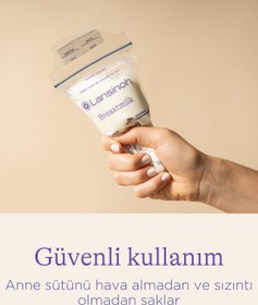 Resim Lansinoh Anne Sütü Saklama Poşeti 50 Adet - Standart / Standart 