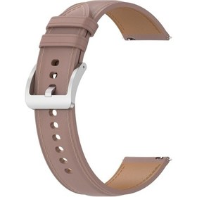 Resim Huawei Watch 2 Buzağı Dokusu Dikiş İpliği Saat Kordonu 