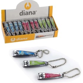 Resim Renas Store Diana 1002 Küçük Renkli 24' Lü Tırnak Makası 