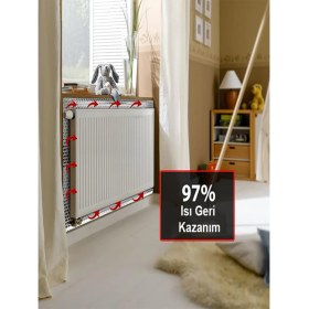 Resim Silver Global 3 Adet Isı Yalıtım Levhası 3 mm Petek Arkası Radyatör Kalorifer Arkalığı Izolasyon Plaka 