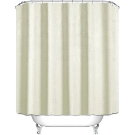 Resim Span Mouldproof Dayanıklı Su Geçirmez Duş Perdesi 12 Parmak Izi Kan Kancası1.8*1.8m (Yurt Dışından) 