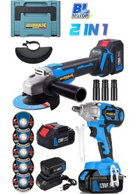 Resim Stilmax AST5800 Çift Akülü Yüksek Torklu Somun Spiral Taşlama Seti 