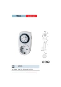 Resim Horoz Mekanik Zaman Saati 