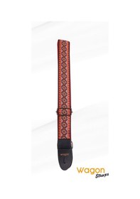 Resim Wagon Straps Vintage Serisi Gitar Askısı - Fiery Petal 