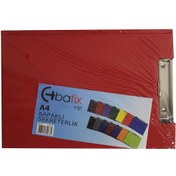 Resim Bafix Kapaklı Sekreterlik ViP A4 Açık Kırmızı BFX-1808 