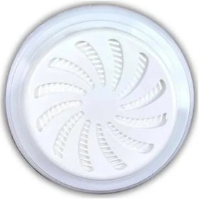 Resim Ayarlanabilir Yuvarlak Beyaz Havalandırma Menfezi 