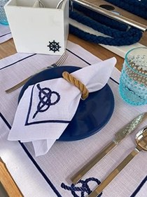 Resim Josephine düğümü yemek peçete 2li 