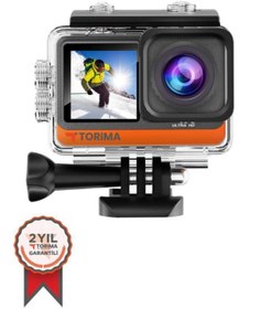 Resim Torima AC-03 4K Ultra HD WiFi Su Geçirmez Siyah Aksiyon Kamerası 