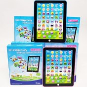 Resim Şirin interaktif oyuncak, tablet bilgisayar - İngilizce dil eğitimi/müzik/matematik/İngilizce harfler/İngilizce kelimeler, erkek ve kız çocukları için uygun (piller dahil değildir) 