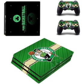 Resim Kt Grup Boston Celtics Playstation 4 Pro Full Uyumlu Sticker Kaplama 