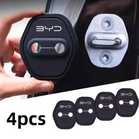 Resim BYD Araç Kapı Kilidi Silikon Koruyucular - 4 Parça, Darbe Emici ve Gürültü Azaltıcı Aksesuarlar, BYD Modelleri İçin Evrensel, Dayanıklı Güvenlik Yükseltme, Modern Oto Parçaları 