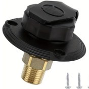 Resim Willowhaven Siyah Rv Tatlısu Giriş Vanalı 3/4 Nh Dişi 1/2 Npt Erkek Bağlantı 