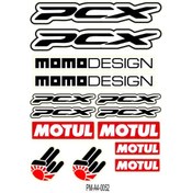Resim PROMOT Motorsiklet Aksesuar Ekipman Sticker Kask Grenaj Laptop Sticker Seti 0052 