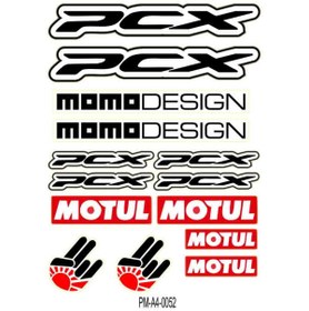 Resim PROMOT Motorsiklet Aksesuar Ekipman Sticker Kask Grenaj Laptop Sticker Seti 0052 