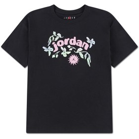 Resim Nike Kız Çocuk Jordan Tişört 45F489 Siyah 