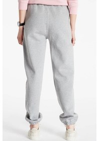 Resim Nike Solo Swoosh Fleece Pant Pamuklu Şardonlu Bol Kesim Yüksek Bel Kadın Eşofman Altı Gri 