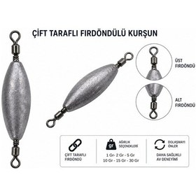 Resim Avlivari Çift Taraflı Fırdöndülü Kurşun 15 Gr 2'li Paket-10288 - Standart 