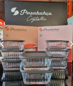 Resim Paşabahçe 530236 - Frezya Gri Kapaklı 12 Li Kase 