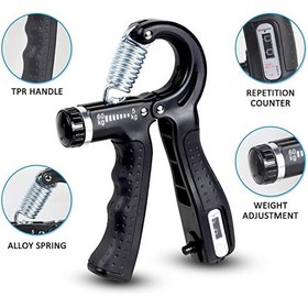 Resim Valkyrie 5-60 KG 5'li El Parmak Bilek Güçlendirici Egzersiz Aleti Seti 