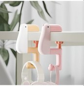 Resim Dashanshop Pembe 2 Adet Ağır Hizmet Ayarlanabilir Masa Çengeli Sırt Çantası Askı Diğer 