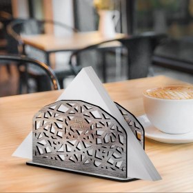 Resim BK Kişiye Özel Ahşap Peçetelik - Model 4-7 