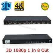 Resim Ultra Hd 8Li Hdmi Splitr 3D 4K Yayın Arttirici 