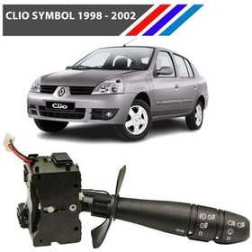 Resim Clio Symbol Far Sinyal Kumanda Kolu Arka Sisli 1998 - 2002 