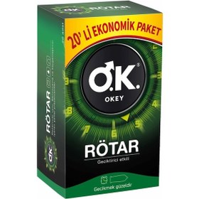 Resim Okey Rötar Prezervatif 20'li 