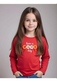 Resim Fyk Kids Kız Çocuk Bisiklet Yaka 3'lü Basic Sweatshirt Çok Renkli 