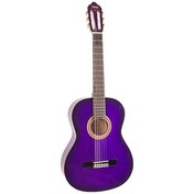 Resim Valencia VC104TPPS Klasik Gitar Mor 