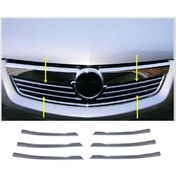 Resim Ebal Otomotiv Opel Zafira B Krom Ön Panjur 6 prç. 2005-2008 P.Çelik 