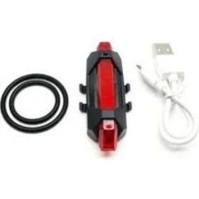 Resim Sinda Bisiklet Arka Stop Uyarı Lambası 