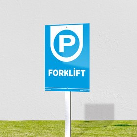 Resim Forklift Levhası - 30x40 cm / Kompozit 