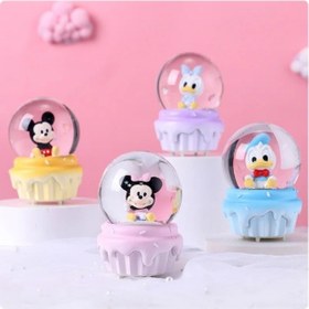 Resim Panda Mini Işıklı Kar Küresi 