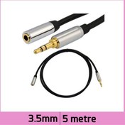 Resim Ti-Mesh 3.5Mm Stereo Ses Uzatma Kablosu - 5M 