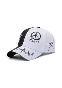 Resim Valkyrie Trucker Şapka Unisex Metal Tokalı Ayarlanabilir Beyzbol Siyah Beyaz 