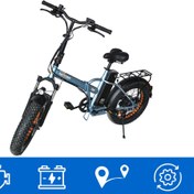 Resim ROXFORM R-200 Elektrikli Katlanabilir Bisiklet 10AH Shimano Altus 20 İnç Şehir Bisikleti 